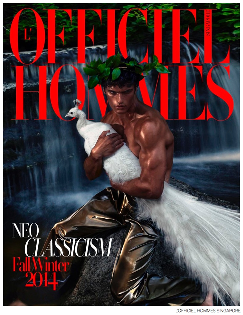 Matthew Terry Covers L'Officiel Hommes Singapore Fall/Winter 2014 Issue