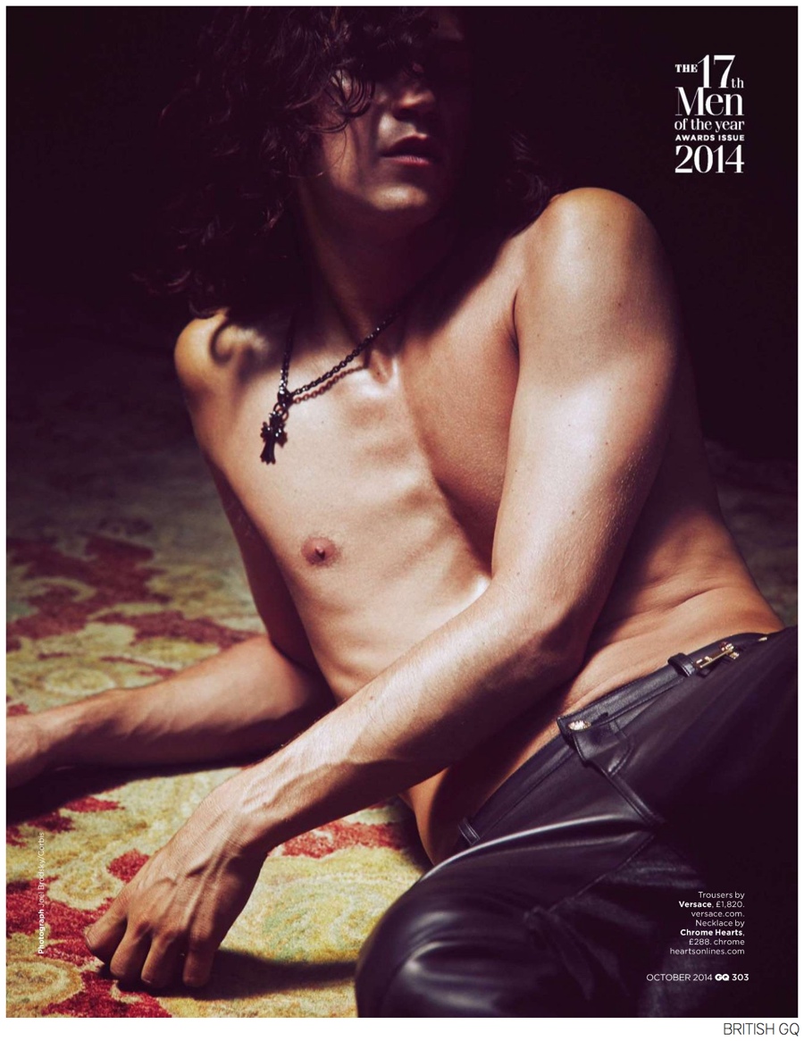 Miles McMillan Channels Jim Morrison for British GQ