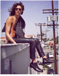 Miles McMillan Channels Jim Morrison for British GQ – The Fashionisto