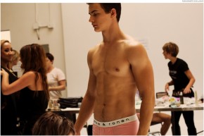 Parke and Ronen Backstage Spring Summer 2015 Brent Chua 042
