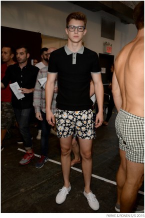 Parke and Ronen Spring Summer 2015 Collection Backstage 001