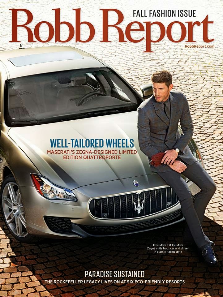 Ryan Barrett by Roberto Carrer for Robb Report September 2014 Cover