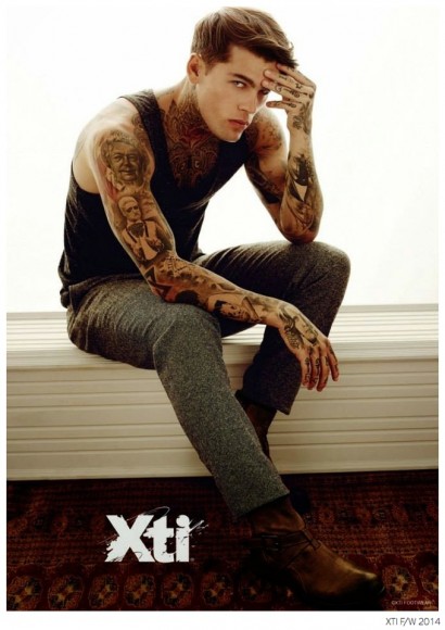 Stephen James Returns for XTI Fall/Winter 2014 Campaign – The Fashionisto