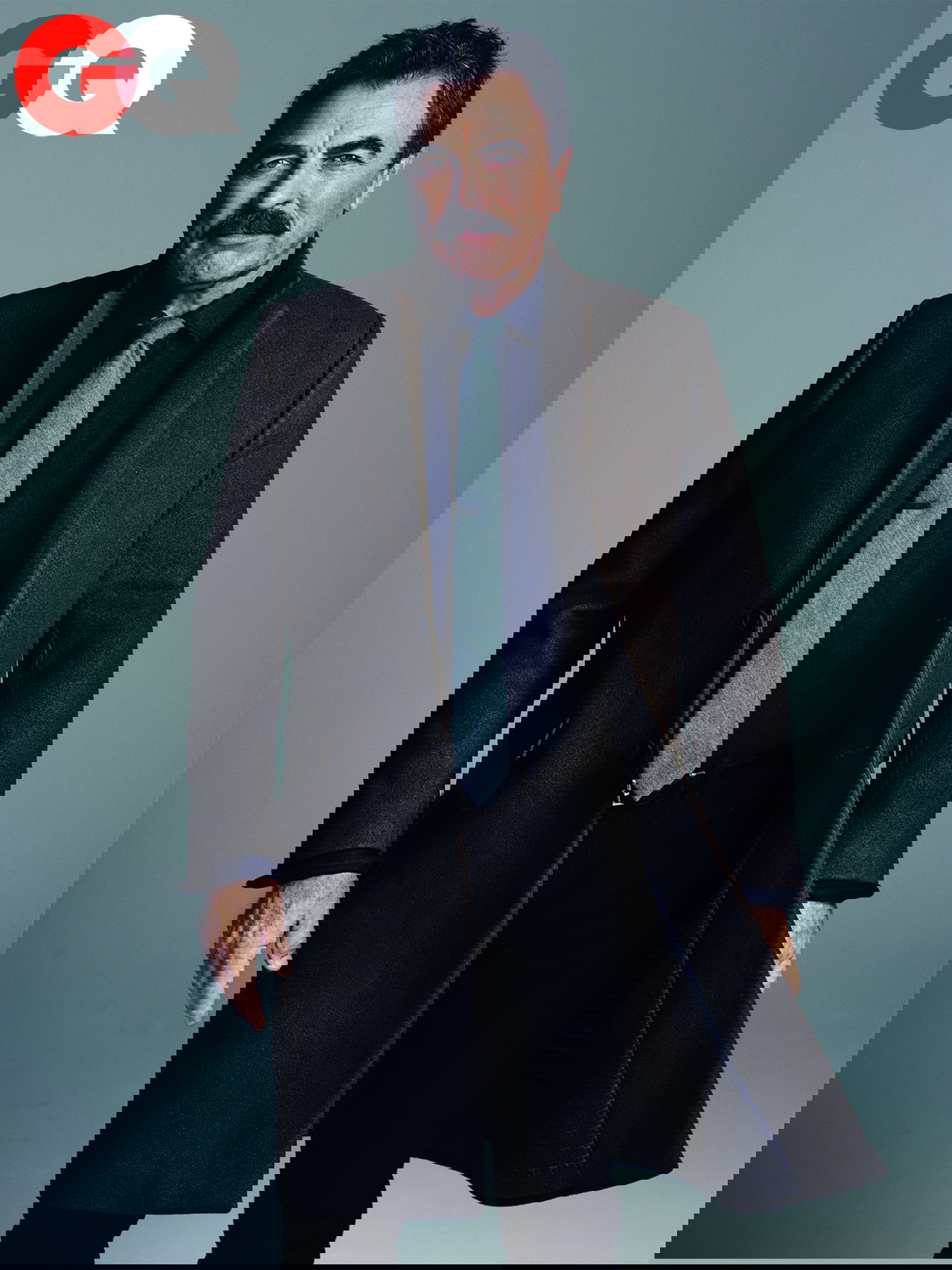 Tom Selleck for GQ October 2014 Issue, Talks Plastic Surgery