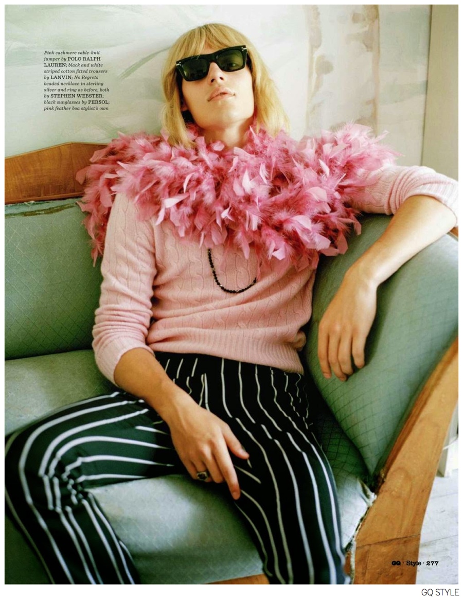 Ton Heukels Channels Rolling Stones' Brian Jones for British GQ Style