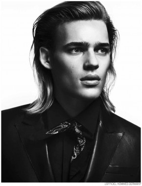 Ton Heukels Dons Fall Leather for L'Officiel Hommes Germany – The ...