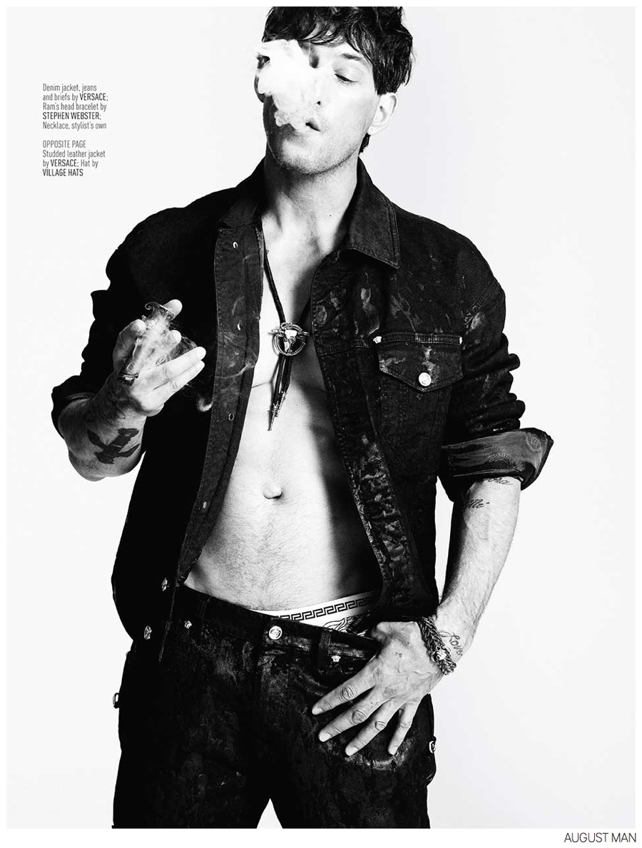 Tony Ward Models Western Styles for August Man Fashion Editorial