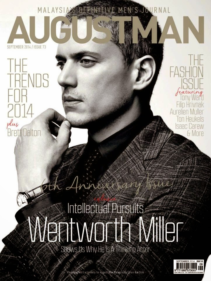 Wentworth Miller 2014 Photo August Man 001