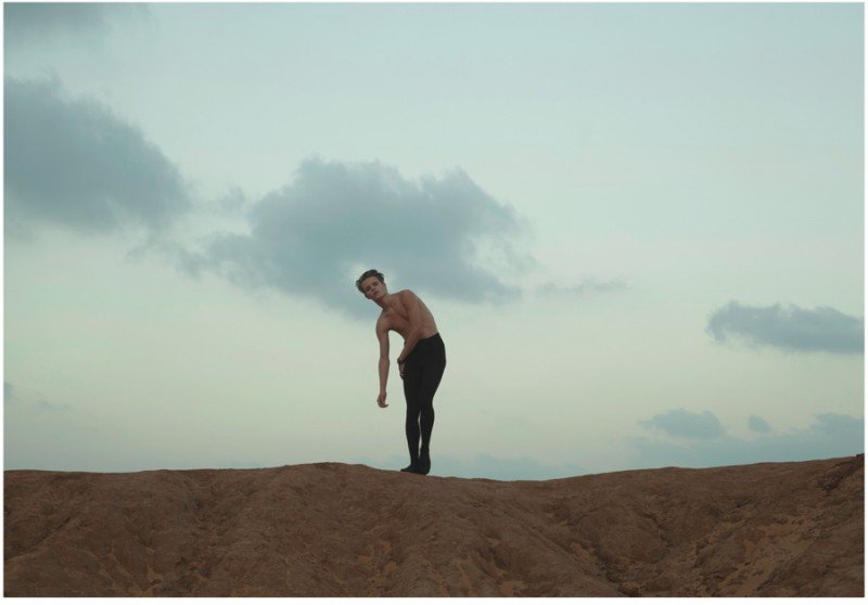 Yaniv Lubimchik Poses for Fun Desert Images by Nir Sarig & Naama Alex ...