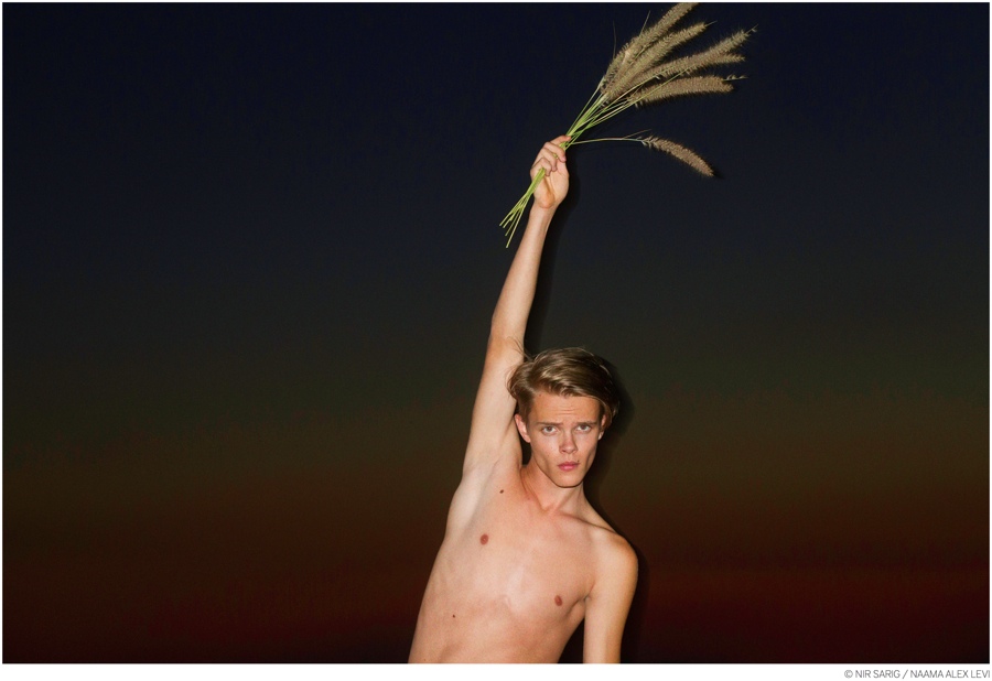 Yaniv Lubimchik Poses for Fun Desert Images by Nir Sarig & Naama Alex Levy
