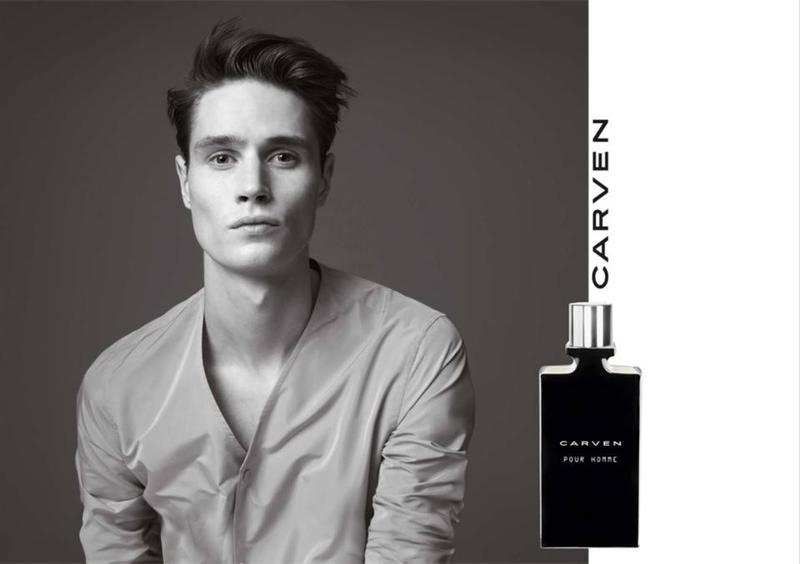 Andrew Westermann Fronts Carven Pour Homme Fragrance Campaign