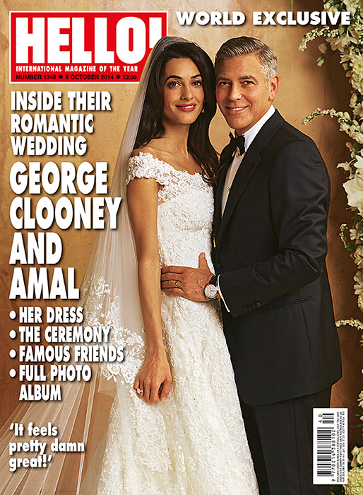 george clooney amal alamuddin wedding photo