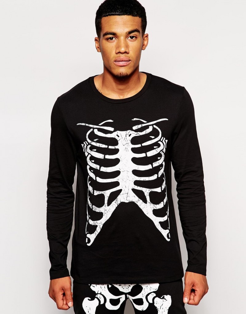 ASOS Rib Cage Print T-Shirt