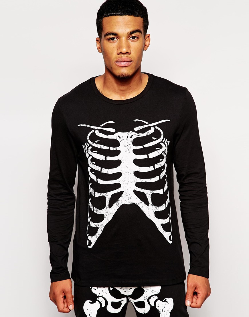 ASOS Rib Cage Print T Shirt