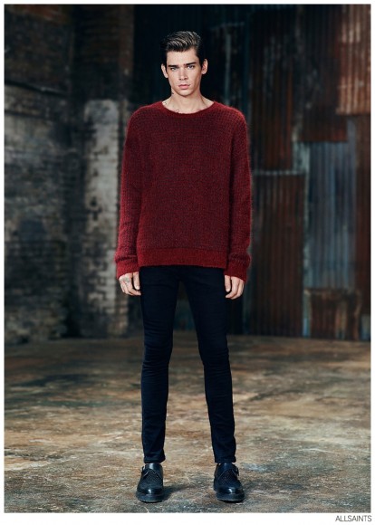 Cole Mohr Models Fall 2014 AllSaints Fashions – The Fashionisto