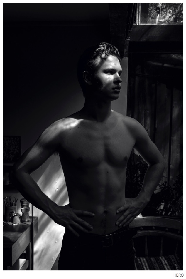 Ansel Elgort Photo Shoot Shirtless Hedi Slimane