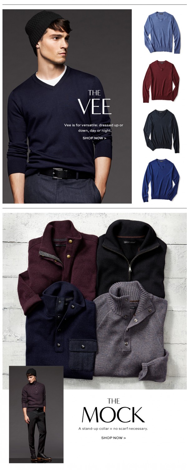 Banana Republic Forecasts Sweater Weather with Fall/Winter 2014