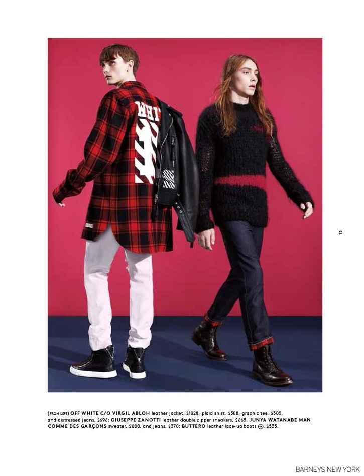 Marley Chapman & Gryphon O’Shea Model Fall Looks for Barneys