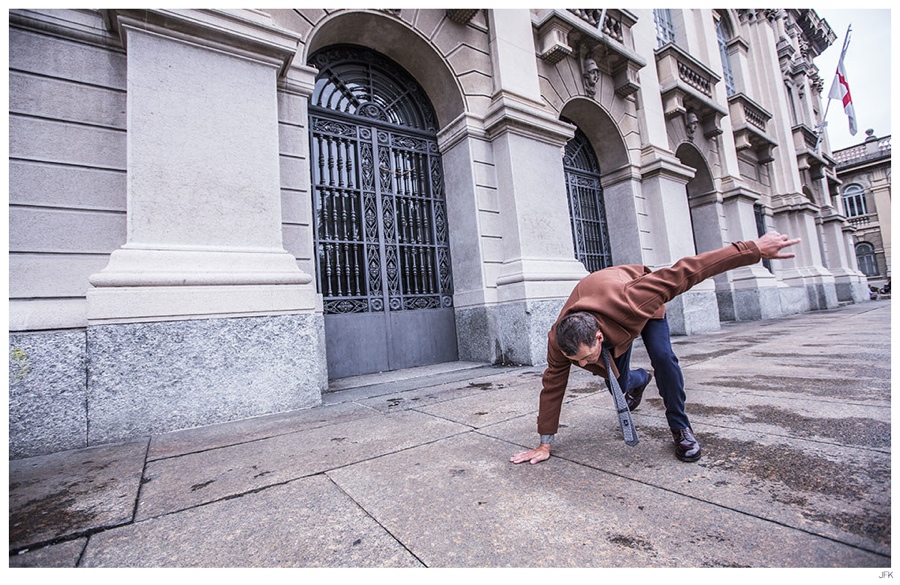 Bert van Emden Falls Over the Fall Collections for JFK Magazine