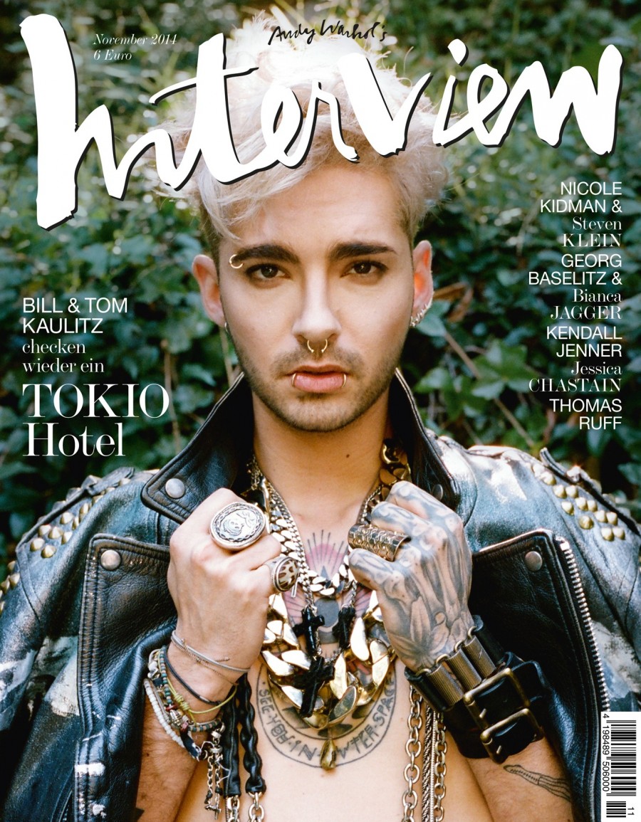 Bill Kaulitz of Tokio Hotel Covers Interview Germany ...
