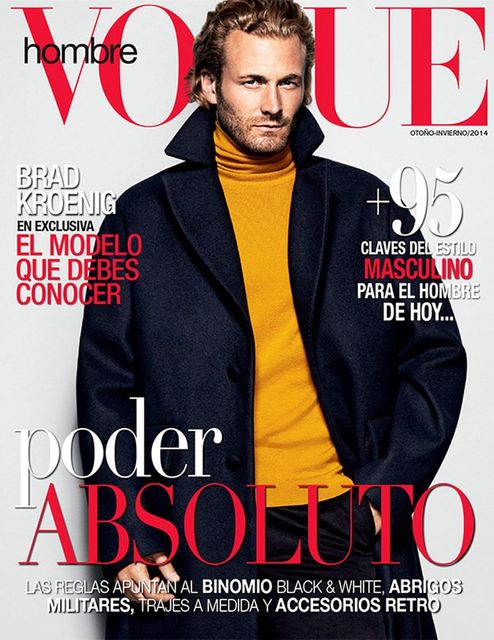 Brad Kroenig Vogue Hombre Fall Winter 2014 Cover