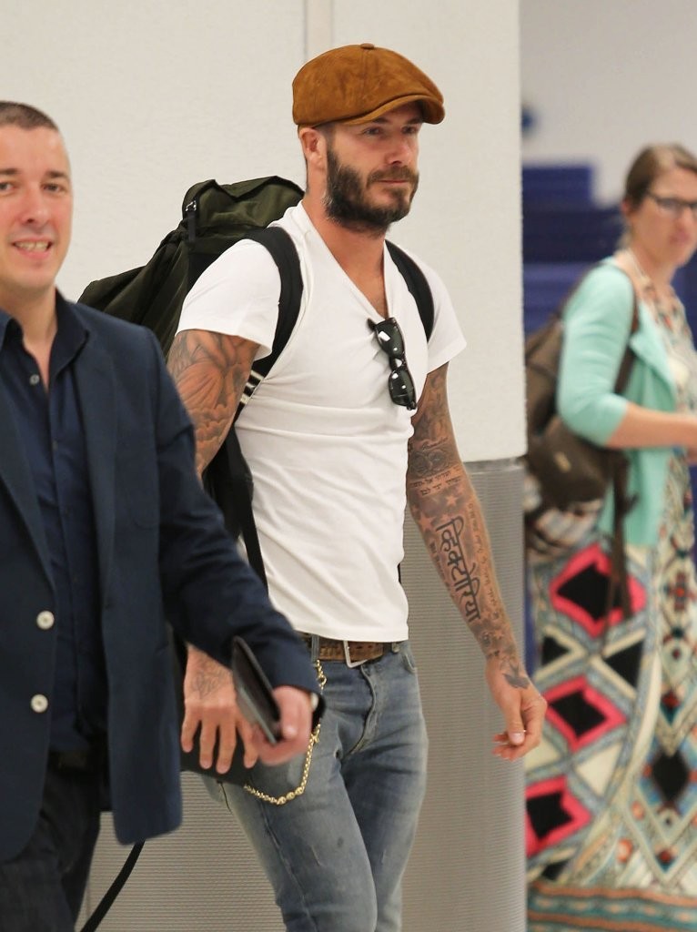 david beckham summer style