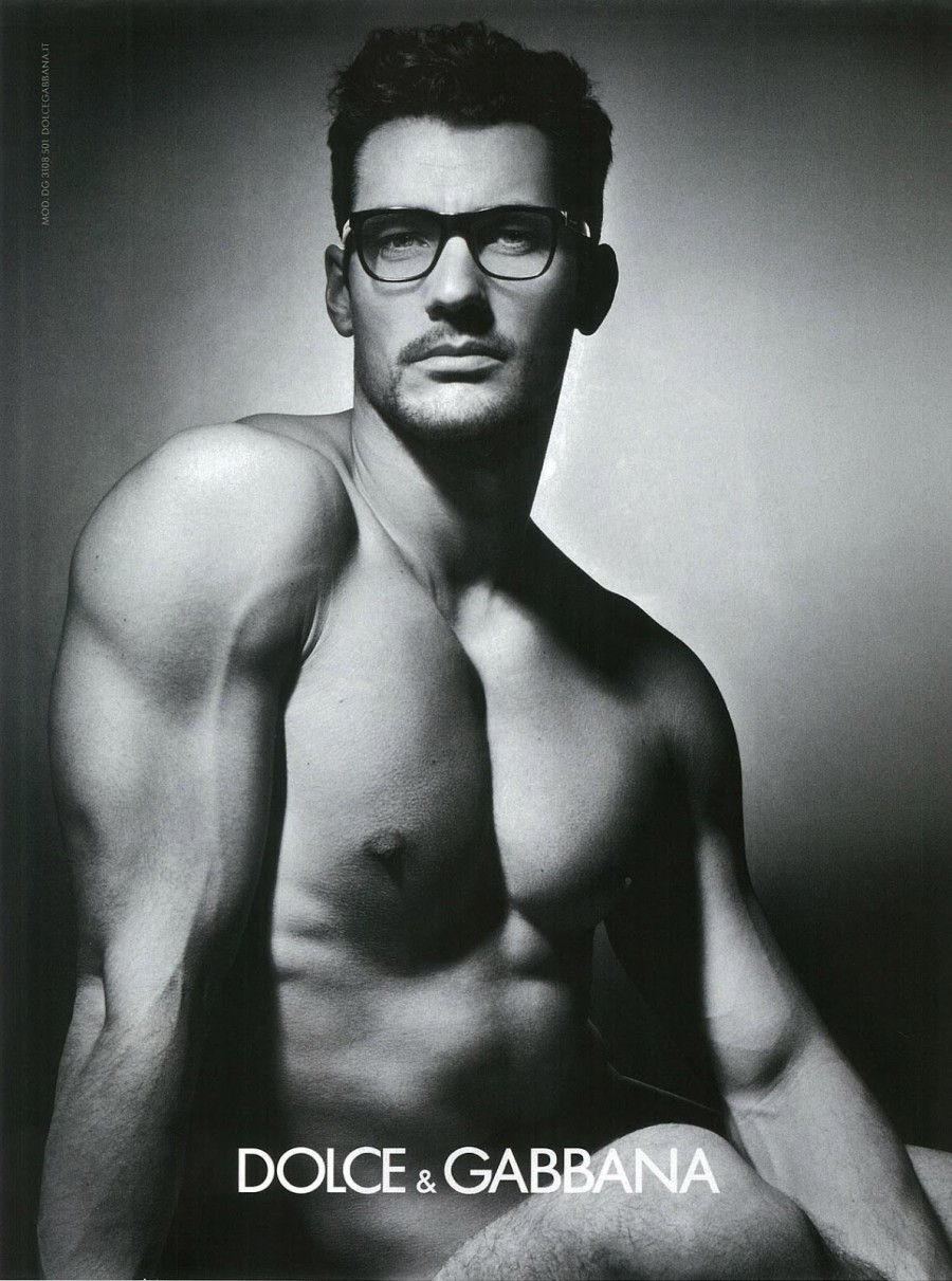 David Gandy Dolce & Gabbana glasses