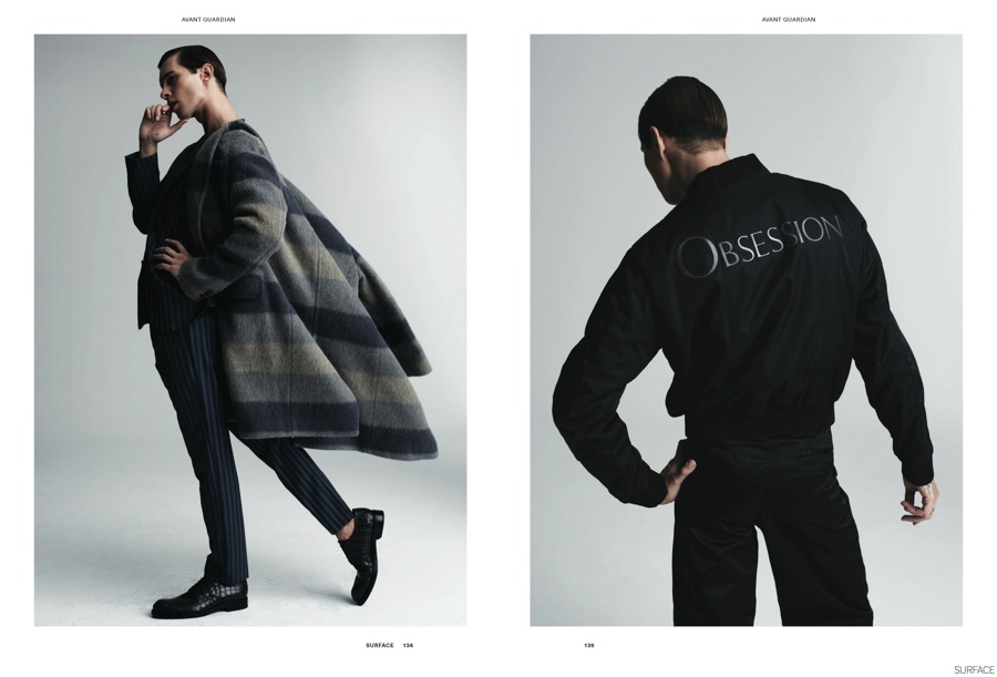 Dima Dionesov Dons Sleek Fashions for Surface Photo Shoot