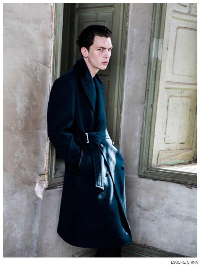 Li Xiang Jay Model Fall Coats for Esquire China The Fashionisto