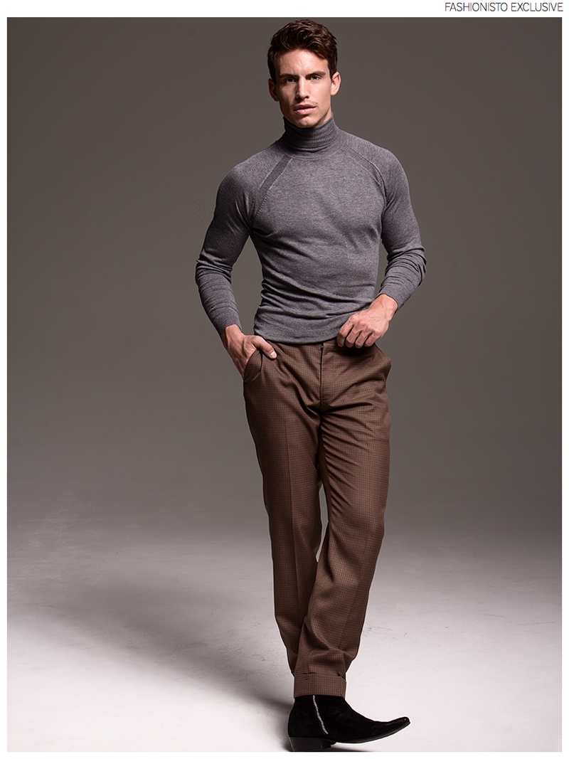 Fashionisto Exclusive Jeff Thomas 006 Jeff wears sweater Zara, trousers Nauman Piyarji and boots Topman.