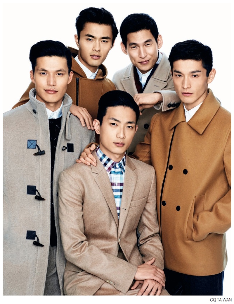 Chiun-Kai Shih Shoots Top Asian Male Models for GQ Taiwan