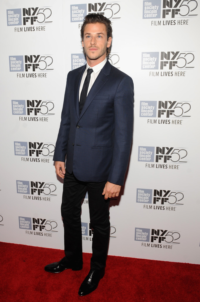 Actor Gaspard Ulliel was dressed to impress on September 30, 2014 as he attended the premiere of his latest movie, 'Saint Laurent'. Held during the New York Film Festival, Ulliel was quite the red carpet vision in navy and black tailoring.