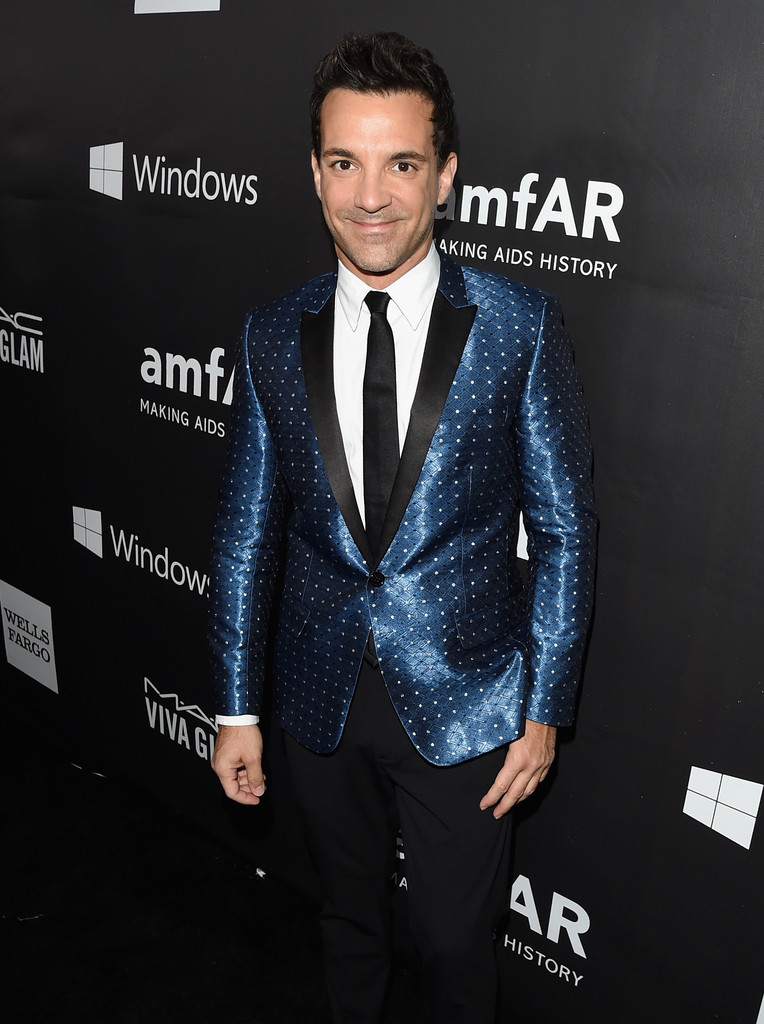 Stylist George Kotsiopoulos shines in a jewel toned evening jacket.