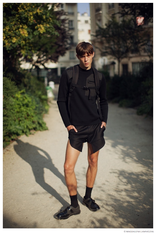 Gustaaf Wassink Poses for Clash Editorial + Parisian Outing | The ...