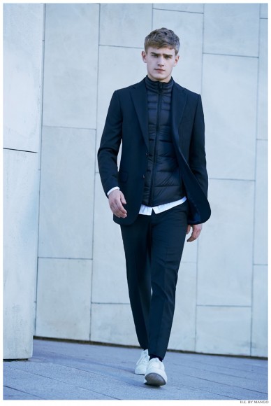 Bo Develius Models Fall Styles for H.E. by Mango November 2014 Update ...
