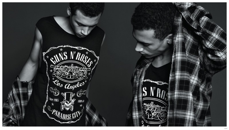 Camisetas divided h&m clearance