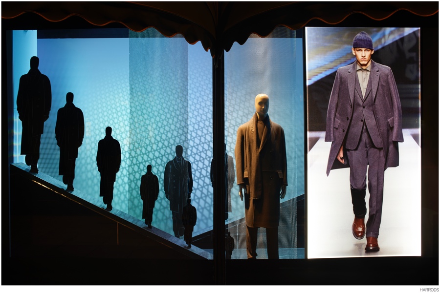Ermenegildo Zegna Couture Takes Over Harrods’ Front Windows