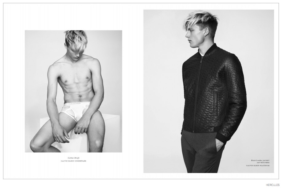 Hercules Features Calvin Klein Collection + Underwear for Latest Issue
