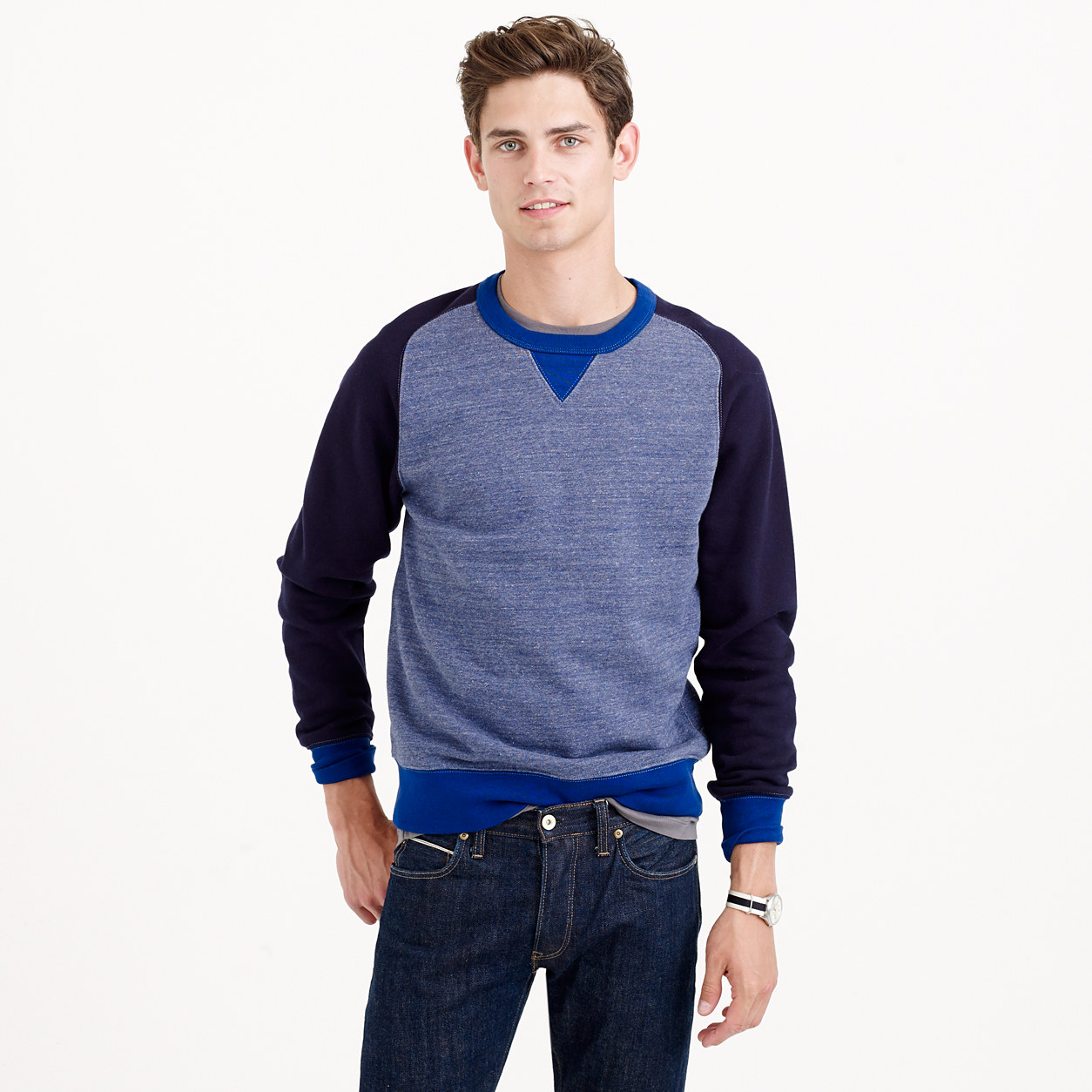 JCrew Colorblock Sweatshirt