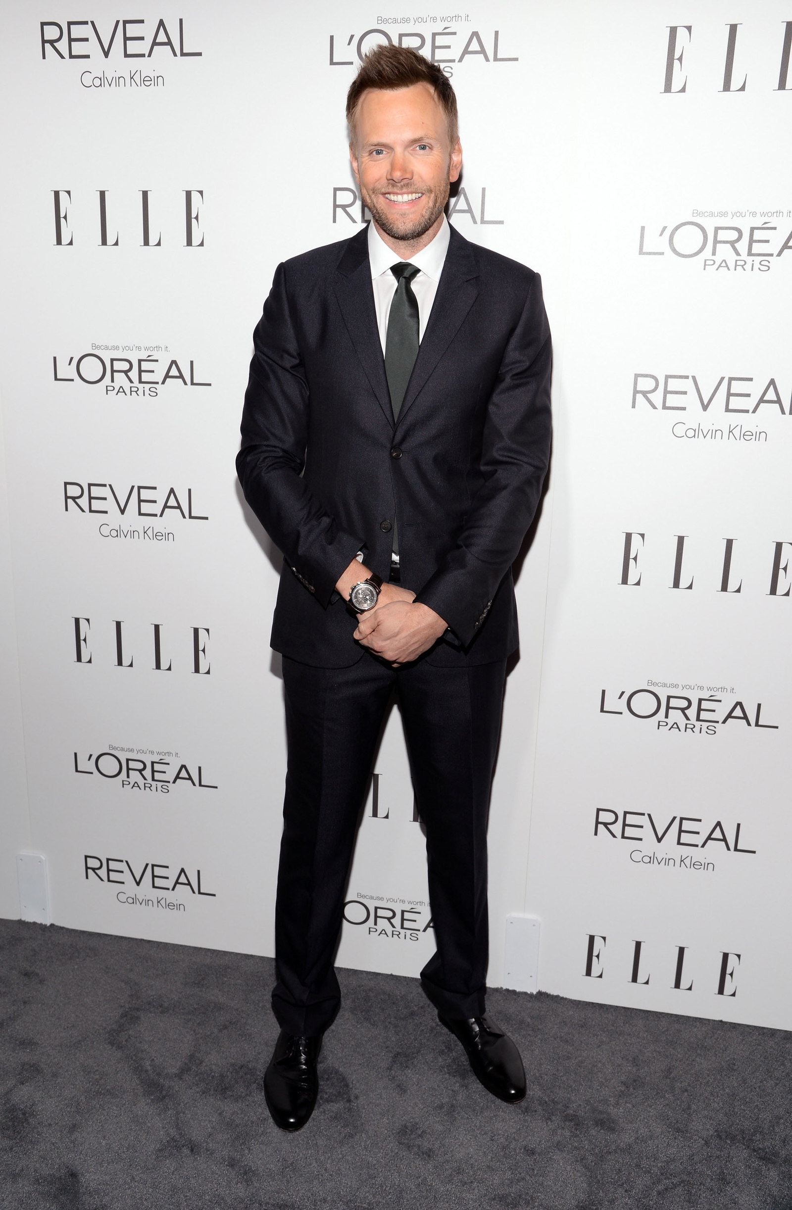 Joel McHale Wears Calvin Klein Collection to Elle’s Annual Women in Hollywood Celebration