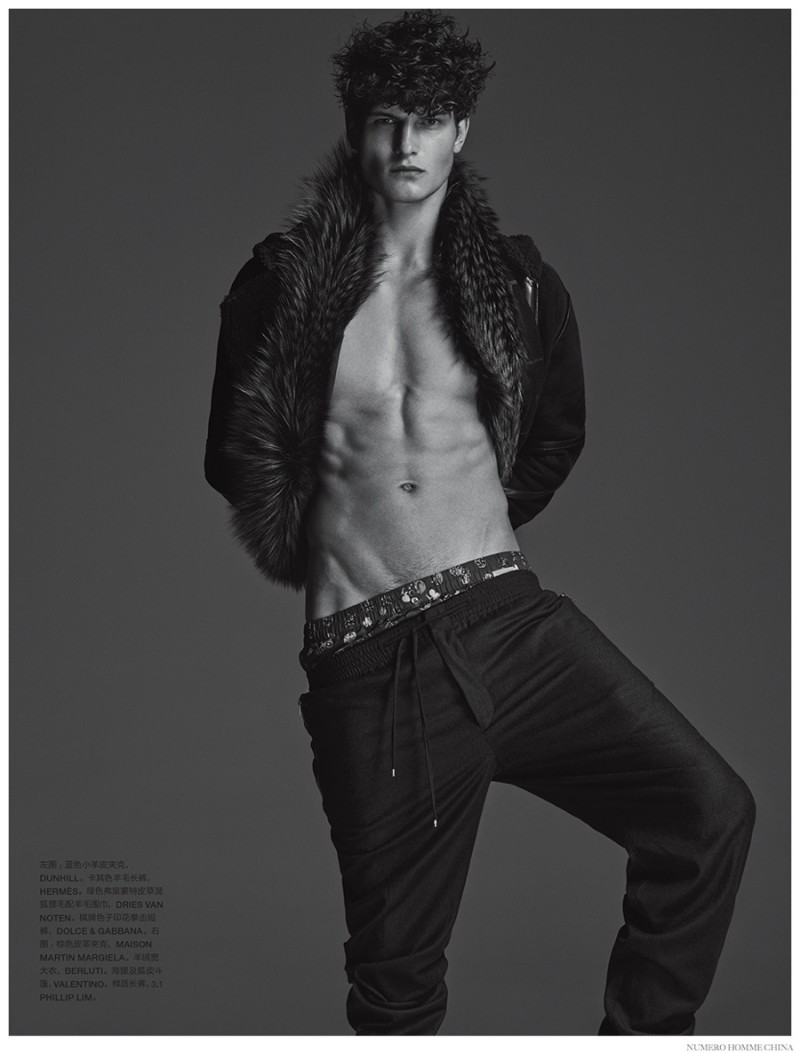 John Todd Dons Luxe Fall Furs for Numero Homme China Fashion Editorial ...