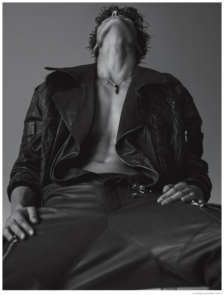 John Todd Dons Luxe Fall Furs for Numero Homme China Fashion Editorial ...