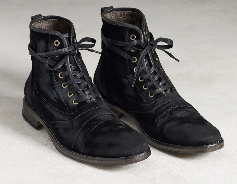 John Varvatos Velvet Fleetwood Lace Boot