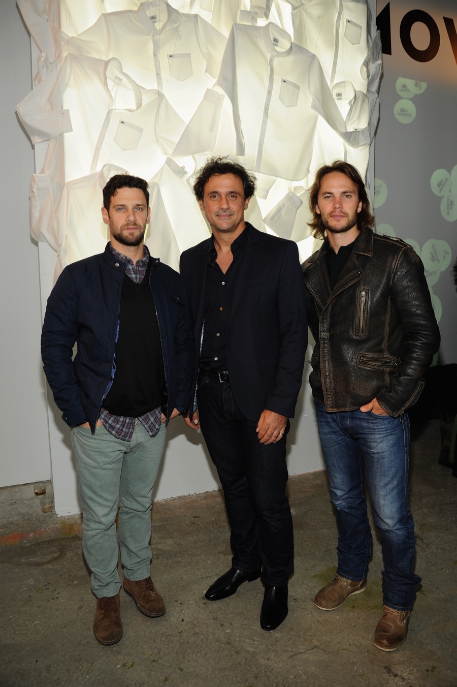 Justin Bartha, Francis Pierrel and Taylor Kitsch