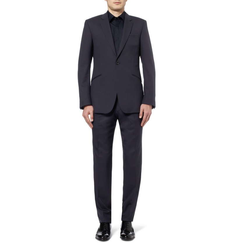 Kilgour Navy Wool Suit » Style Guide: How to Match Colors for Suits & Shoes Kilgour Navy Wool Suit