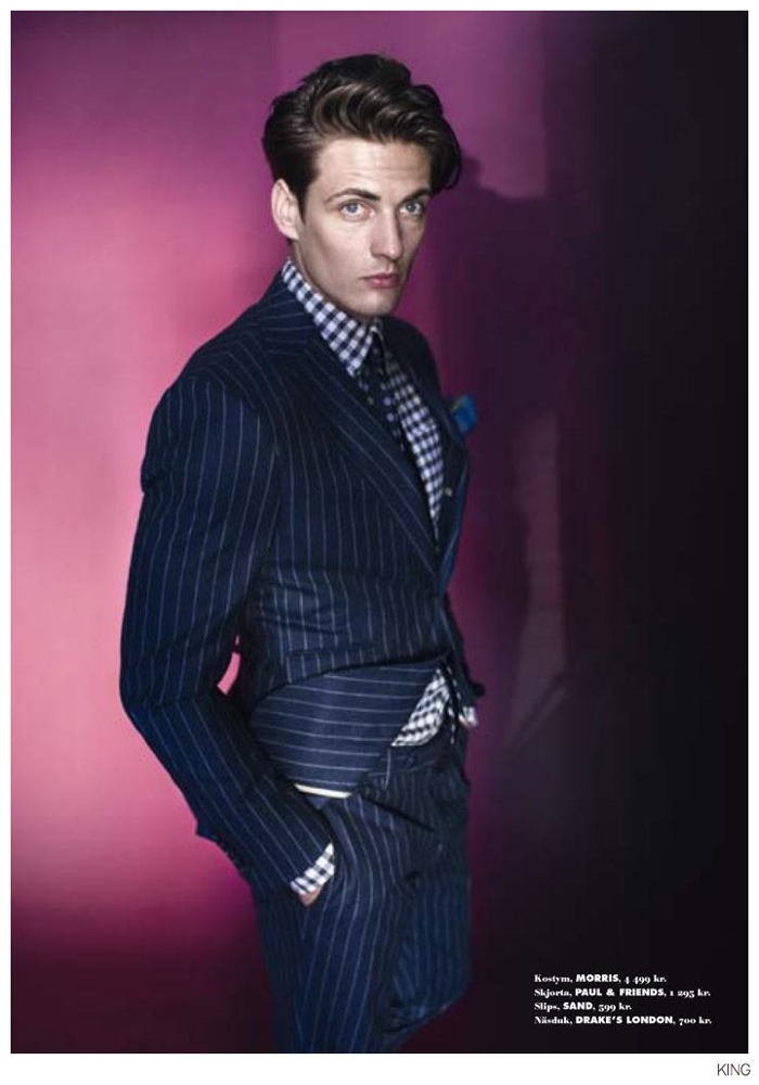 Leo Eller Exudes Dandy Attitude in Fall Suits for King Magazine – The ...