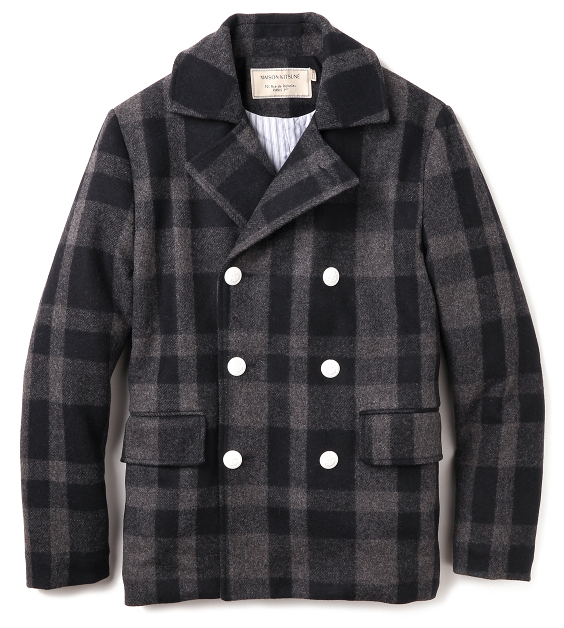 Maison Kitsune Peacoat