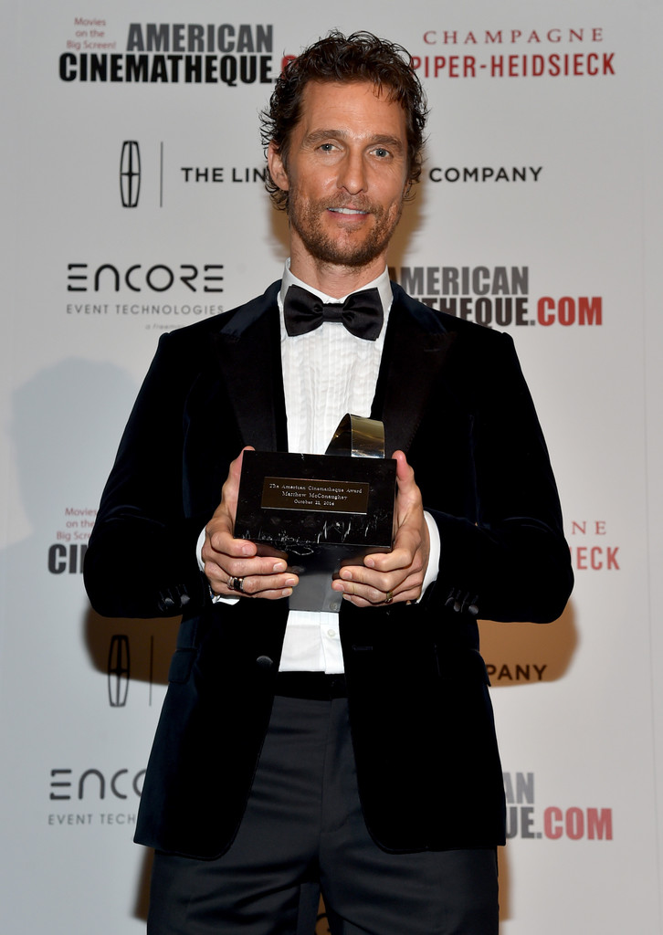 Matthew McConaughey Wears Dolce & Gabbana to American Cinematheque Award Event