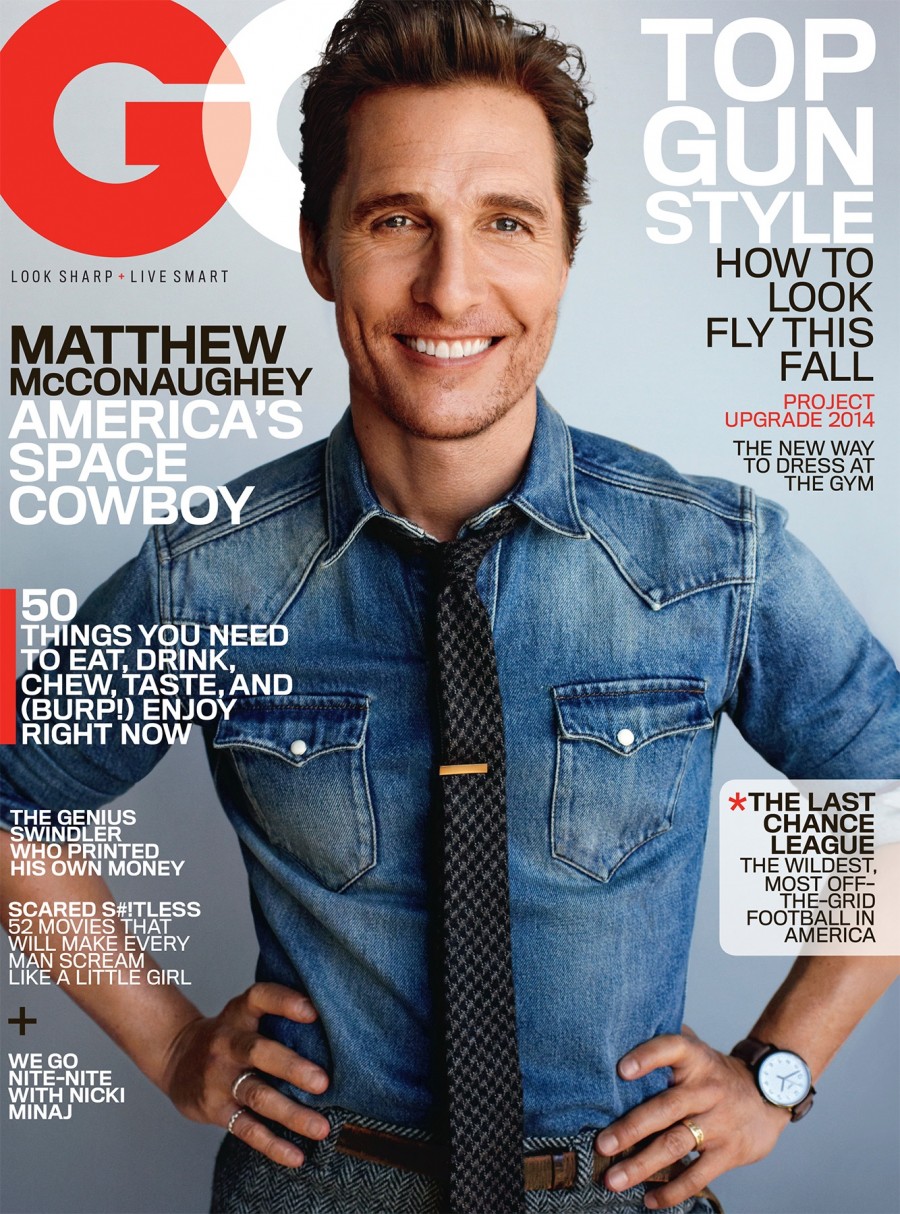 Matthew McConaughey GQ November 2014 Cover