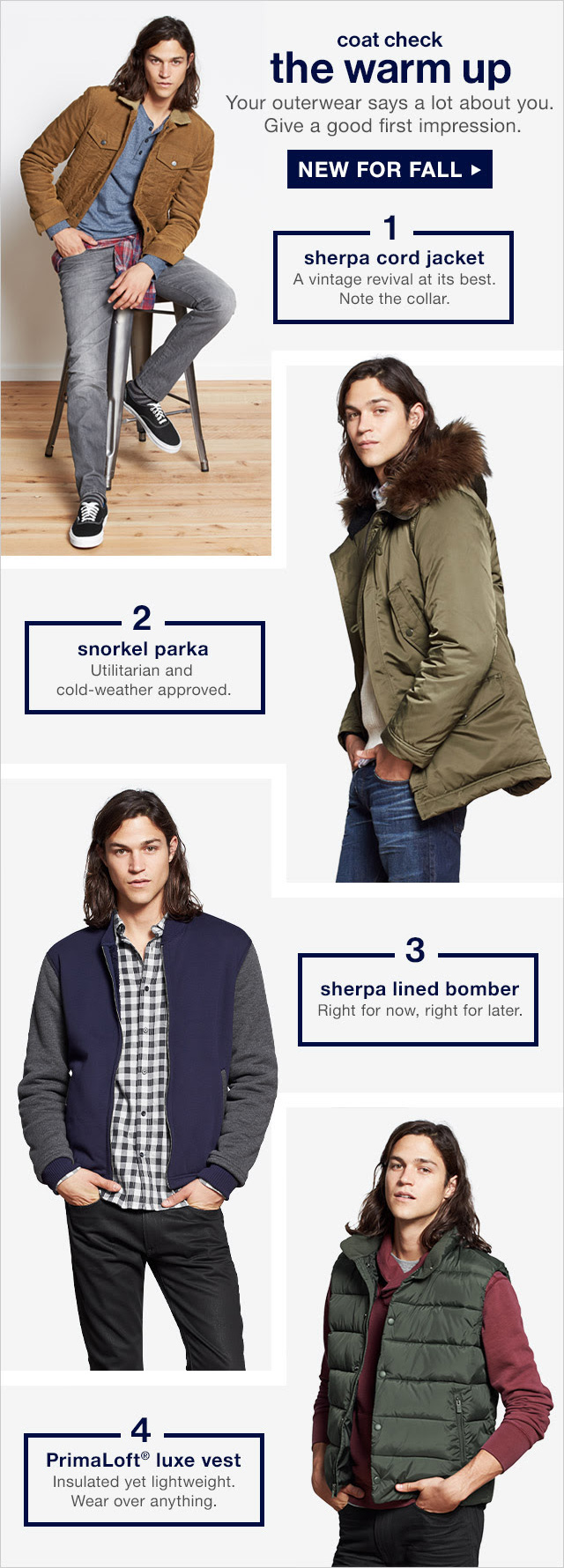 Miles McMillan Warms Up in GAP Outerwear